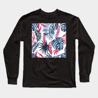 Tropical Background Long Sleeve T-Shirt